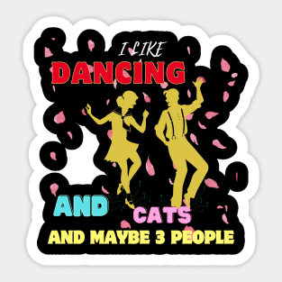 I LIKE DANCING Sticker